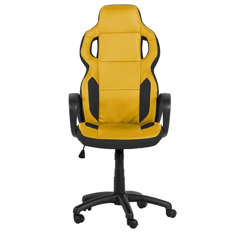 Геймърски стол 7510 черен жълт Carmen